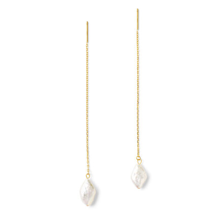 Pearl Threader Earrings
